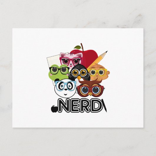 Nerd 3 briefkaart (Voorkant)
