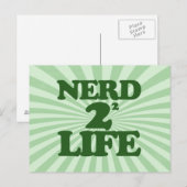 Nerd 4 Life Briefkaart (Voorkant / Achterkant)