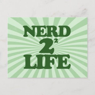 Nerd 4 Life Briefkaart
