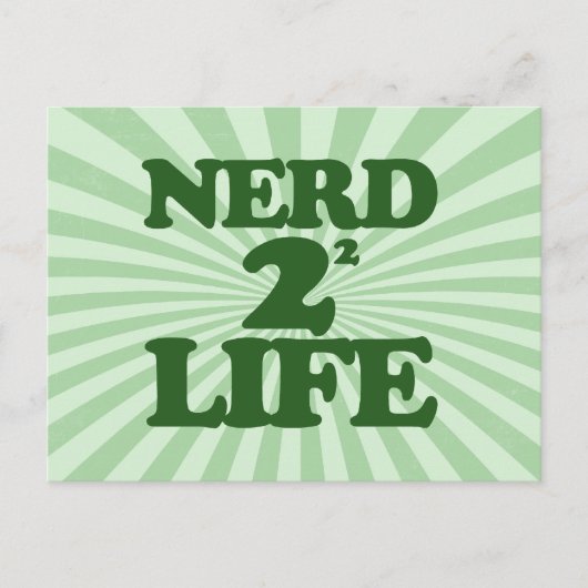 Nerd 4 Life Briefkaart (Voorkant)