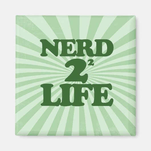 Nerd 4 Life Magneet (Voorkant)