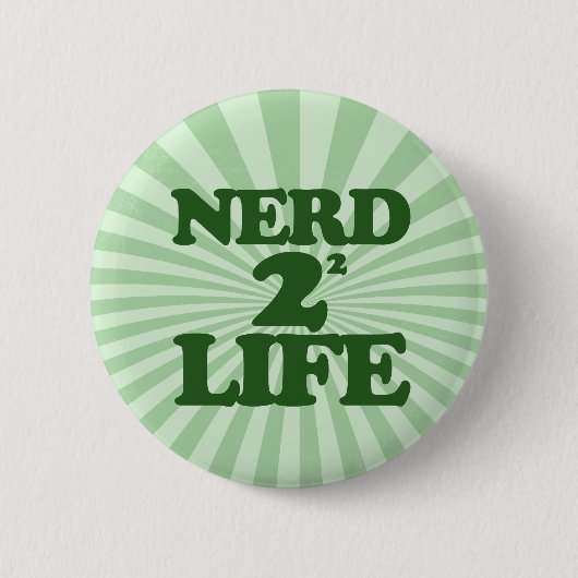 Nerd 4 Life Ronde Button 5,7 Cm (Voorkant)