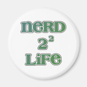 Nerd 4 Life Squared Magneet