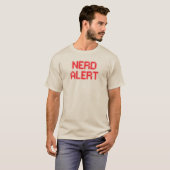 Nerd Alert T-shirt (Voorkant volledig)