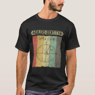 Nerd Alert - Wiskunde Eulers Identiteitsgeschenk T-shirt