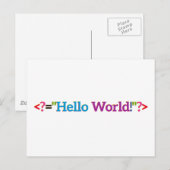 Nerd Baby Spullen Briefkaart (Voorkant / Achterkant)