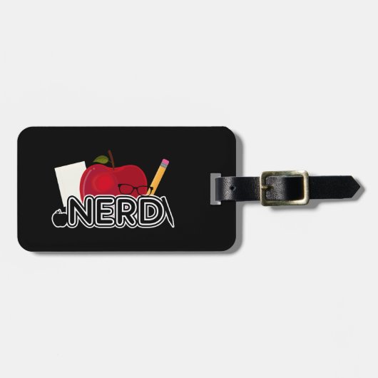 Nerd Bagagelabel (Voorkant horizontaal)