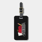 Nerd Bagagelabel (Voorkant verticaal)