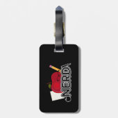 Nerd Bagagelabel (Achterkant verticaal)