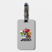 Nerd Bagagelabel (Achterkant verticaal)