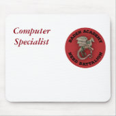 Nerd Battalion "Computer Specialist" mousepad Muismat (Voorkant)