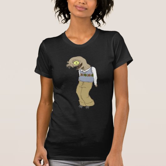 Nerd Bird is het woord T-shirt (Voorkant)