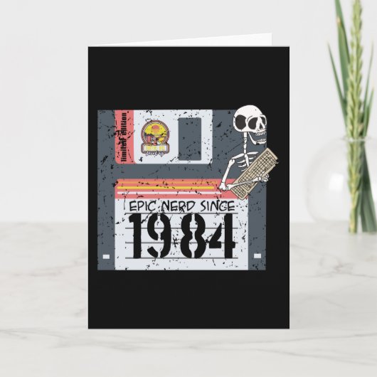 Nerd Birthday 1984 Kaart (Voorkant)