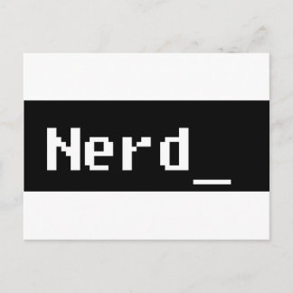 Nerd Briefkaart