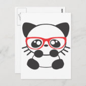 Nerd Cat Briefkaart (Voorkant / Achterkant)