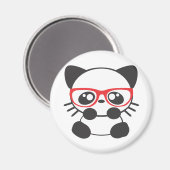 Nerd Cat Magneet (Voorkant / Achterkant)