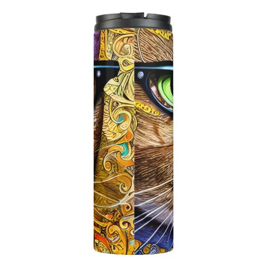 Nerd Cat Thermosbeker (Achterkant)