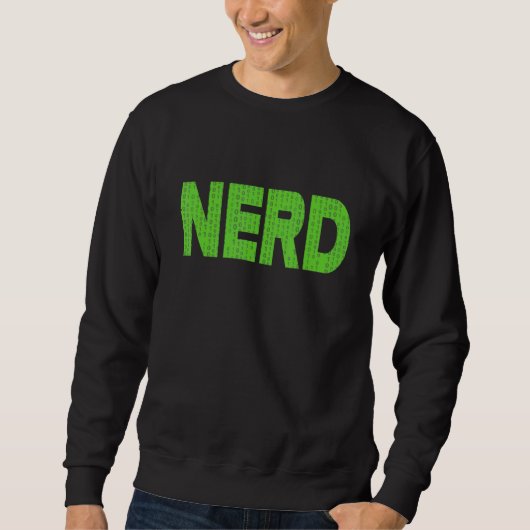 Nerd Computer Binaire Code Programmeur Ontwikkelaa Trui (Voorkant)