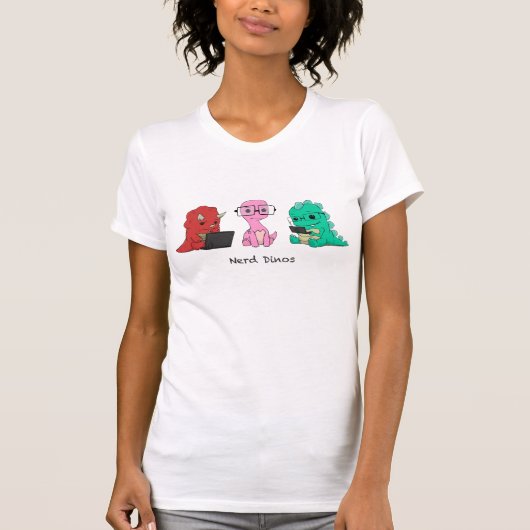 Nerd Dinos T-shirt (Voorkant)