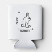 Nerd Duck Rabbit Math Physics Geek Blikjeskoeler (Achterkant)