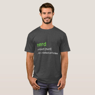 nerd - een intellectuele badge t-shirt