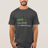 nerd - een intellectuele badge t-shirt (Voorkant)