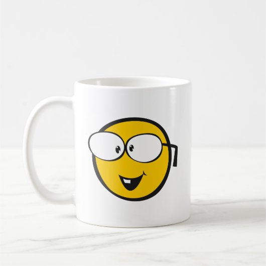 Nerd Emoji Koffiemok (Links)