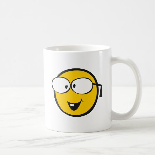 Nerd Emoji Koffiemok (Rechts)