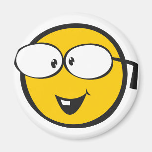 Nerd Emoji Magneet
