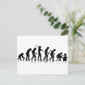 Nerd Evolution Briefkaart (Staand voorkant)