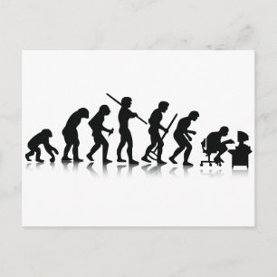 Nerd Evolution Briefkaart