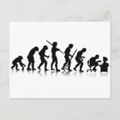 Nerd Evolution Briefkaart (Voorkant)