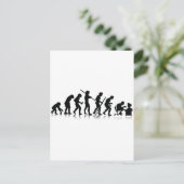 Nerd Evolution Briefkaart (Staand voorkant)