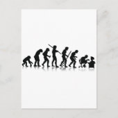 Nerd Evolution Briefkaart (Voorkant)