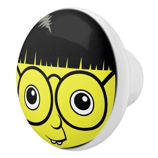 Nerd Face Keramische Knop (Rechts)