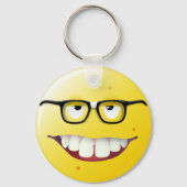 Nerd Face Sleutelhanger (Voorkant)
