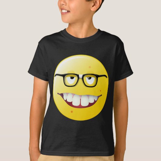 Nerd Face T-shirt (Voorkant)