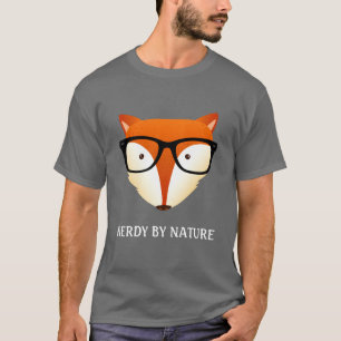 Nerd Fox Hipster Style T-shirt