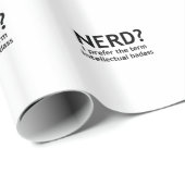 Nerd? Funny, geeky design Cadeaupapier (Rol Hoek)