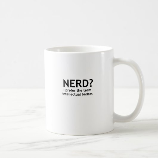Nerd? Funny, geeky design Koffiemok (Rechts)