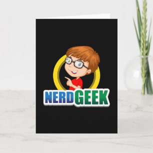 Nerd Geek Science Wiskunde Computer Funny Gift Ide Kaart