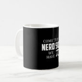 Nerd Geek Wiskunde Science Computer Funny Gift Ide Koffiemok (Voorkant links)