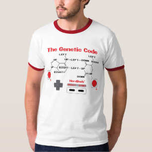 Nerd Genetisch Code T-shirt