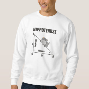 Nerd Geometrie Hippotenuse Hypotenuse Wiskunde Trui