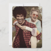 Nerd Geprogrammeerd Voor Liefde Binaire Code Bewaa Save The Date (Achterkant)