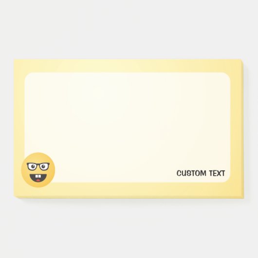 Nerd-gezicht Post-it® Notes (Voorkant)