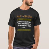 Nerd Girl Problem Book Valentijnsdag Cute 5 T-shirt (Voorkant)