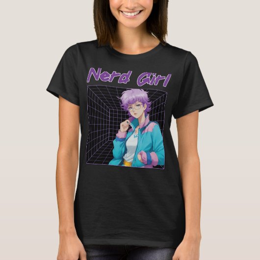 Nerd Girl T-shirt (Voorkant)