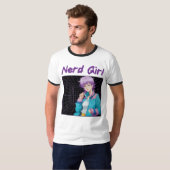 Nerd Girl  T-shirt (Voorkant volledig)