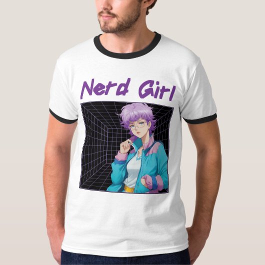 Nerd Girl  T-shirt (Voorkant)
